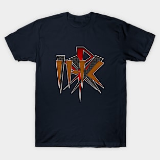 Christogram IHS, IX, Red Chi Rho Alternate Font T-Shirt